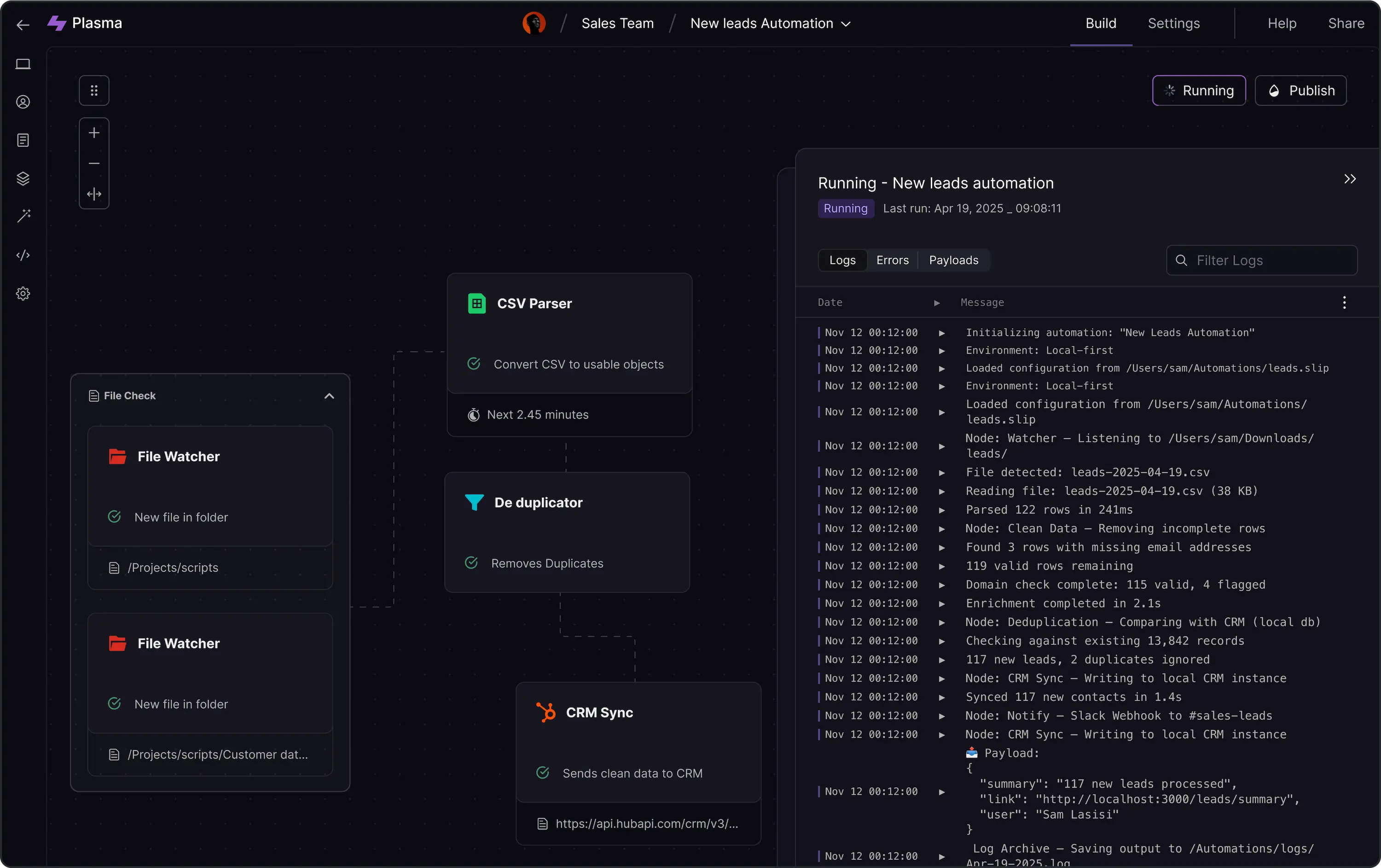 Dashboard screens floating in a dim studio